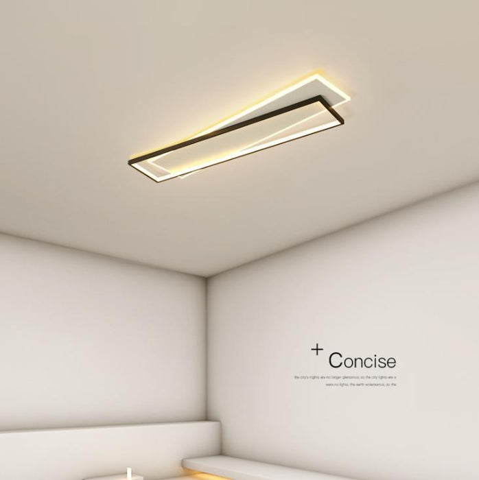 LED Creative Simple Modern Black & White Ceiling Light - DWHOME