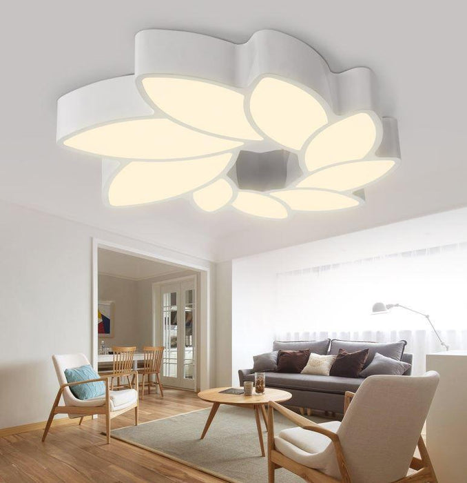 LED Acrylic Flower Metal Modern Ceiling Light - DWHOME