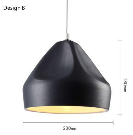 LED Ceramic shade Modern design Pendant Lights for Living Room Dining Room - DWHOME