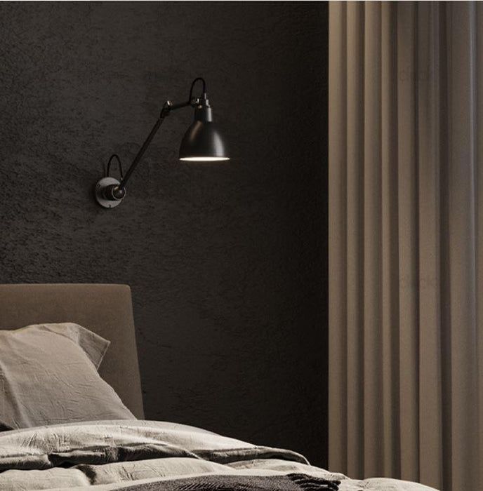 LED Long Short Arm Retro Metal Wall Light - DWHOME