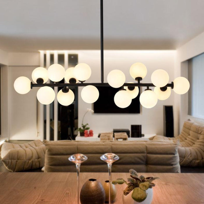 Molecular LED Chandelier Modern Magic Beans DNA for Living Room Dining Room - DWHOME