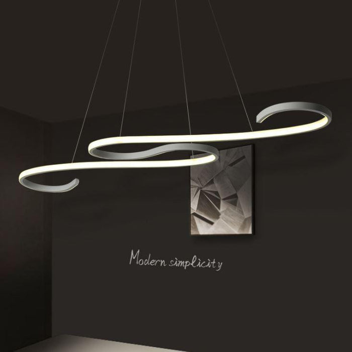 LED Modern Simplicity S Design Aluminum Pendant Light - DWHOME