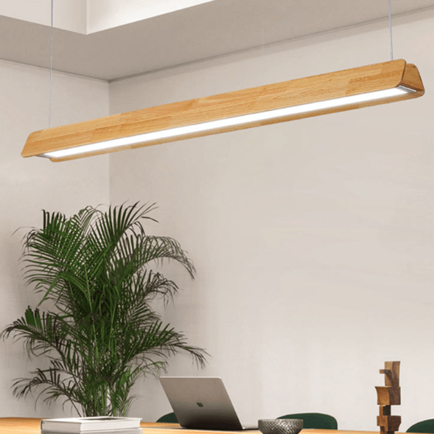 LED Modern Wood Office Pendant/Ceiling Light - DWHOME