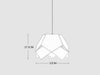 Modern Metal Macaron Colour Geometry Creative Pendant Light - DWHOME