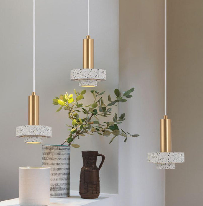 LED GU10 Stone Metal Pendant - DWHOME