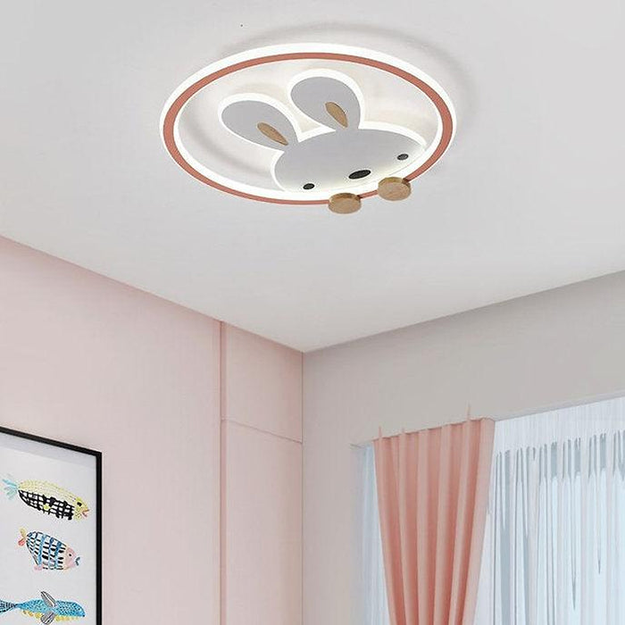 LED Bunny Design Modern Children Ceiling Light-DWHOME
