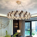 LED Modern Crystal Ring Pendant Light - DWHOME