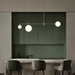 LED Glass Sphere Modern Simple Decorative Pendant Light - DWHOME