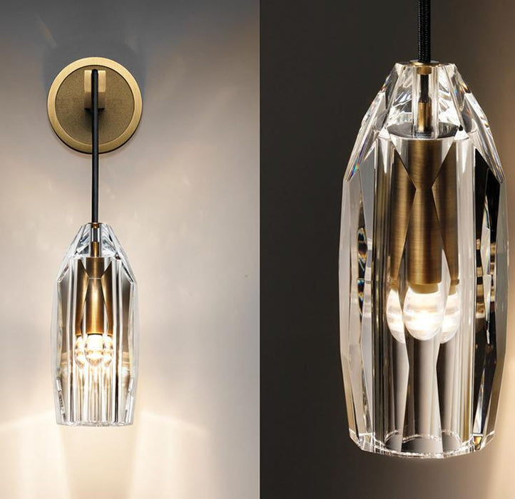 LED K9 Crystal Luxury Multi-Design Creative Wall Pendant Light - DWHOME