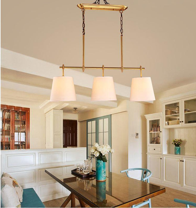 LED Cloth American Country Design Pendant Chandelier - DWHOME