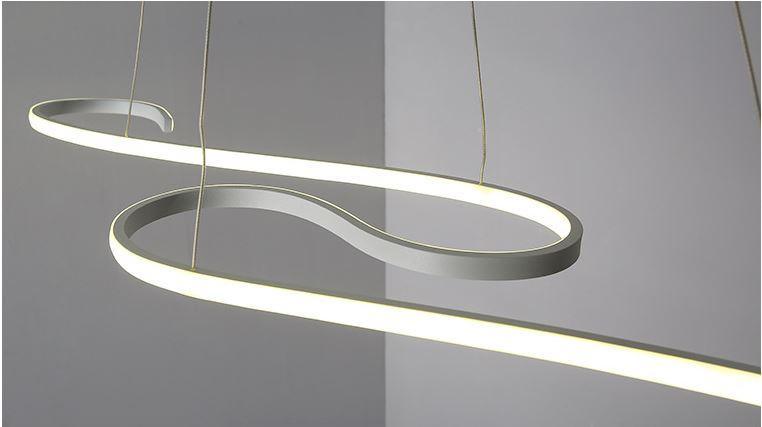 LED Modern Simplicity S Design Aluminum Pendant Light - DWHOME