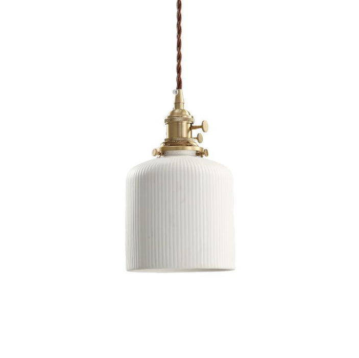 LED Simple Ceramic Pendant Light - DWHOME