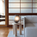 LED Modern Glass Lantern Design Bedside Table Lamp - DWHOME