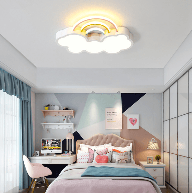 LED Cloud & Rainbow Children Modern Ceiling Light - DWHOME
