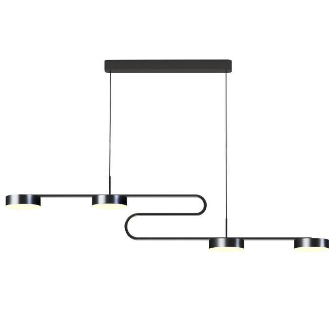 LED S-Shape Modern Linear Pendant Light - DWHOME