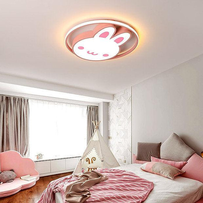 LED Rabbit Design Modern Cute Children Ceiling Light-DWHOME