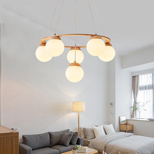 LED Round Molecular Modern Pendant Light - DWHOME