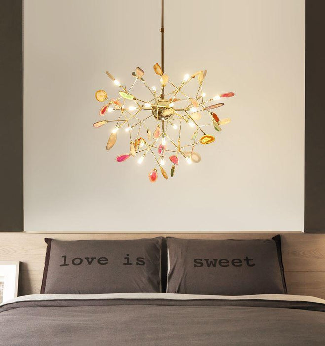 LED Agate Tree Branches Design Chanderlier - DWHOME