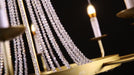 Retro LED Gold Metal Crystal Pendant Chandelier - DWHOME