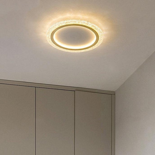 LED Super Thin Brass & Acrylic Ceiling Light - DWHOME