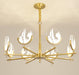 LED Chinese Style Brass Pendant Light - DWHOME