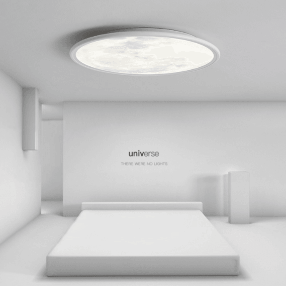 LED Moon Design Super-Thin Creative Ceiling Light - DWHOME