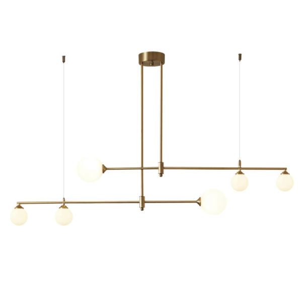 LED Glass Sphere Modern Simple Decorative Pendant Light - DWHOME