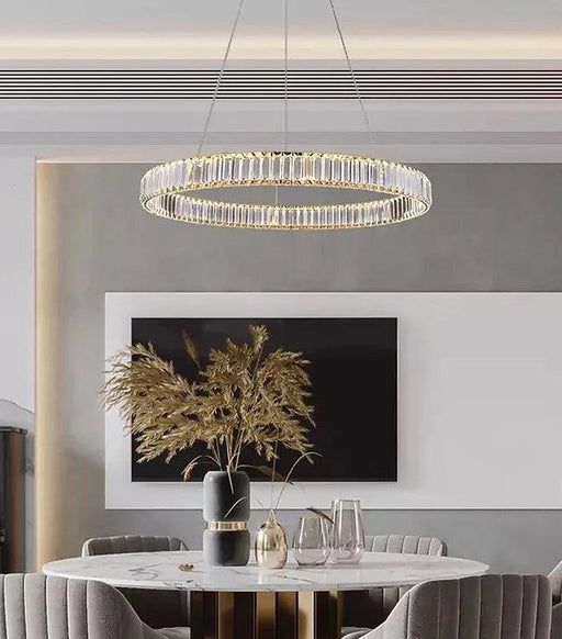 LED North European Style Glass Crystal Pendant Light-DWHOME