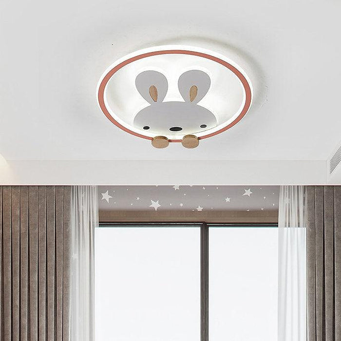 LED Bunny Design Modern Children Ceiling Light-DWHOME