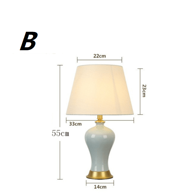 LED European Ceramics Decorative Table Lamp - DWHOME