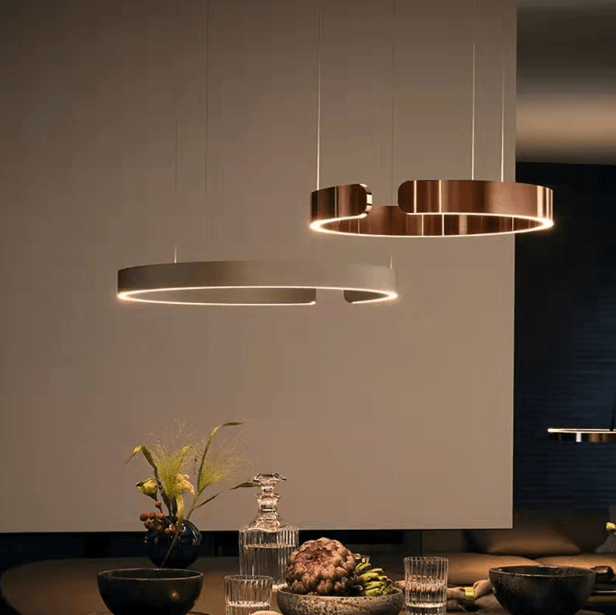 LED North-European Modern Halo Decorative Pendant Light - DWHOME