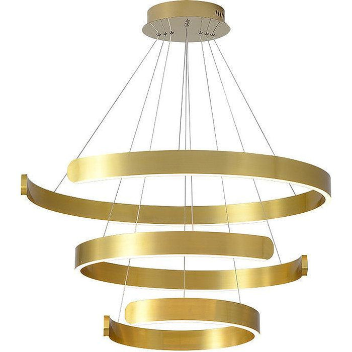 LED Multi-layer Modern Decorative Round Pendant Light-DWHOME