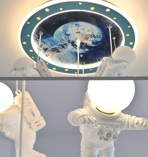 LED Space & Astronaut Design Children Ceiling Pendant Light - DWHOME