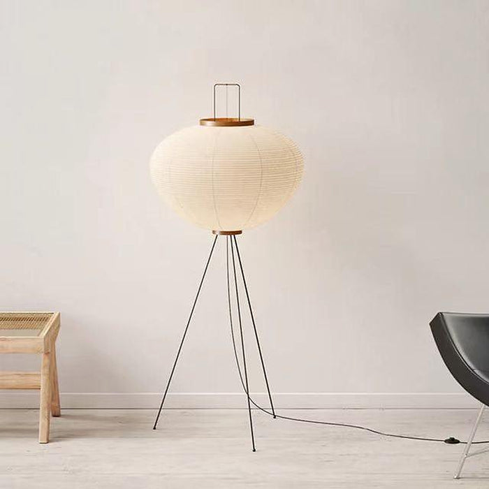 LED Japanese Style Simple Modern Fiber Floor Lamp-DWHOME
