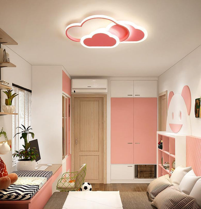 LED Modern Cloud Design Children's Ceiling Light - DWHOME