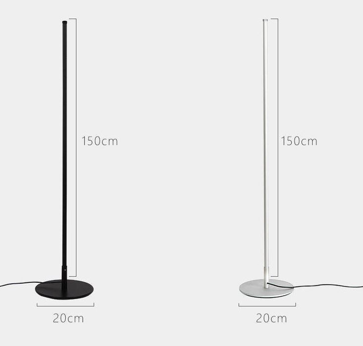 LED Minimalism Linear Floor Lamp - DWHOME