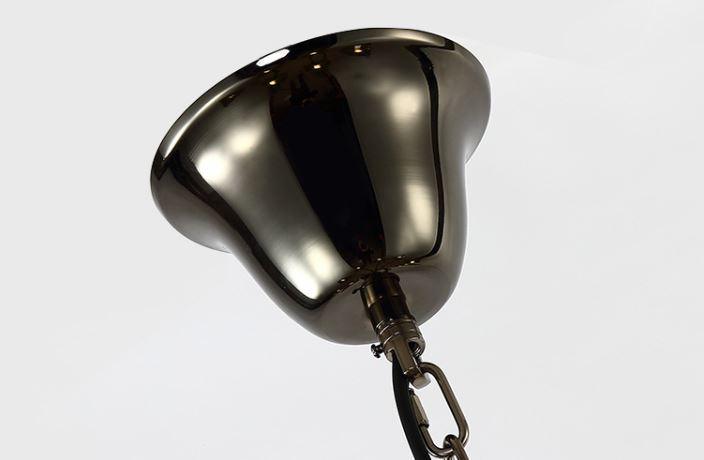LED European Luxury Design Chandelier with Black Glass - DWHOME