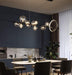 LED Modern Bulbs & Wheel Pendant Light - DWHOME