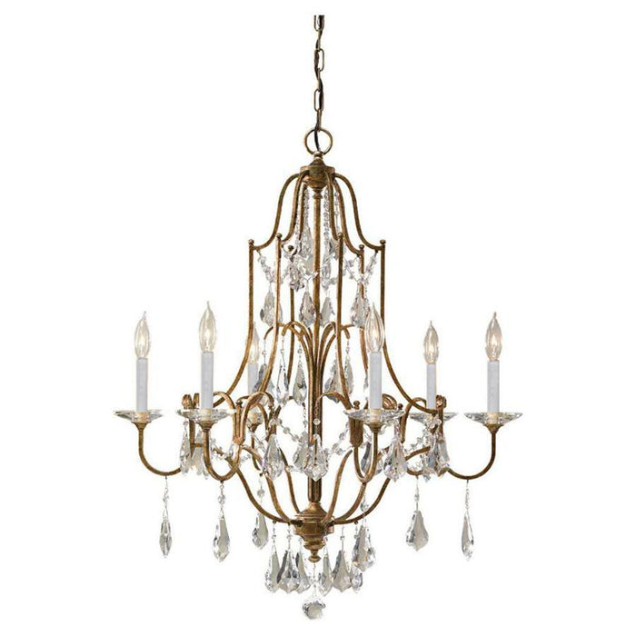 LED Crystal Metal Retro Chandalier - DWHOME