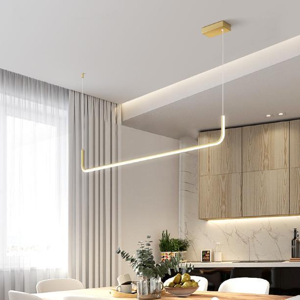LED Modern Office Linear Pendant Light - DWHOME
