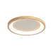 LED Wooden Halo Round Modern Ceiling Light - DWHOME