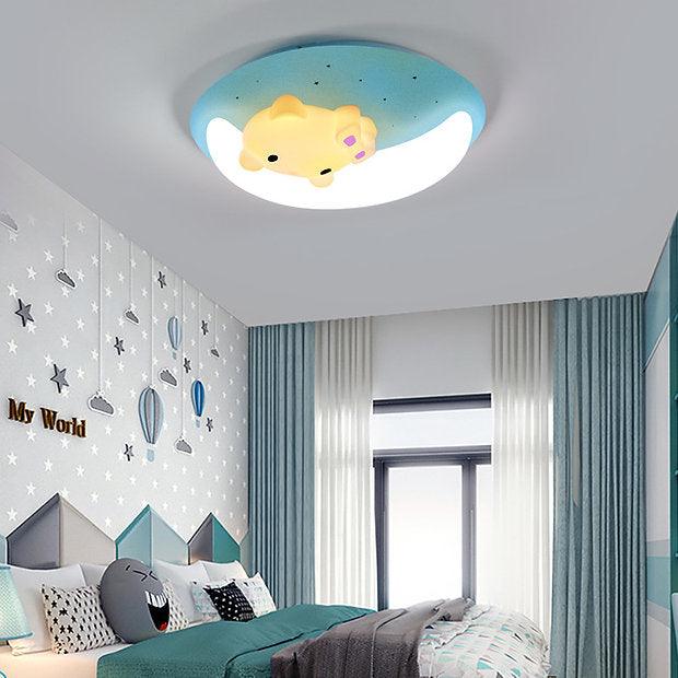 LED Cartoon Rabbit&Cat Design Children Ceiling Light - DWHOME