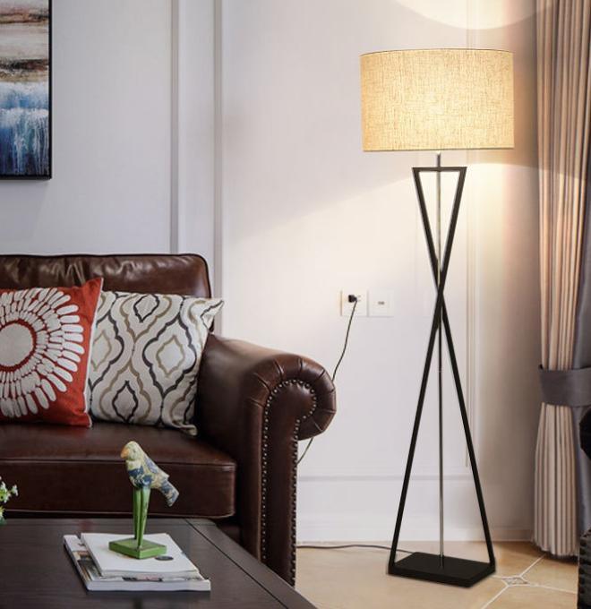 LED Classic Infinity Cloth Floor Lamp - DWHOME