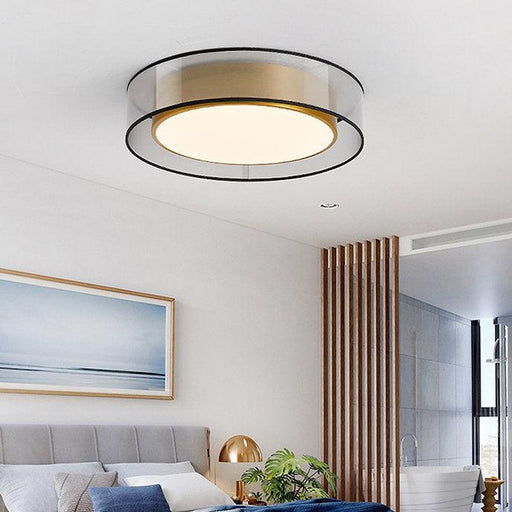 LED Full Brass Body Decorative Modern Ceiling Light - DWHOME