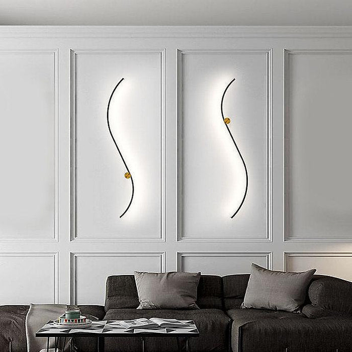 LED Simple WAVE Design Decorative Wall Light-DWHOME