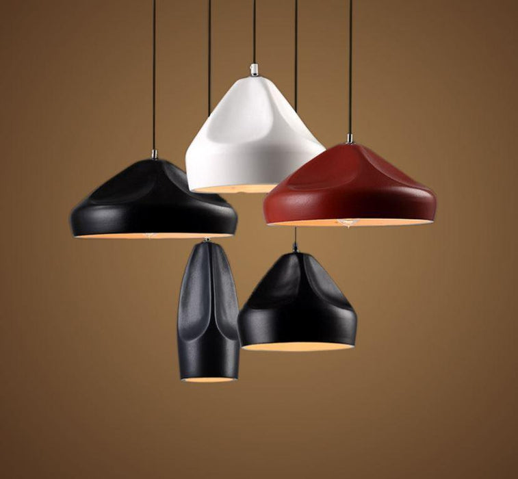 LED Ceramic shade Modern design Pendant Lights for Living Room Dining Room - DWHOME