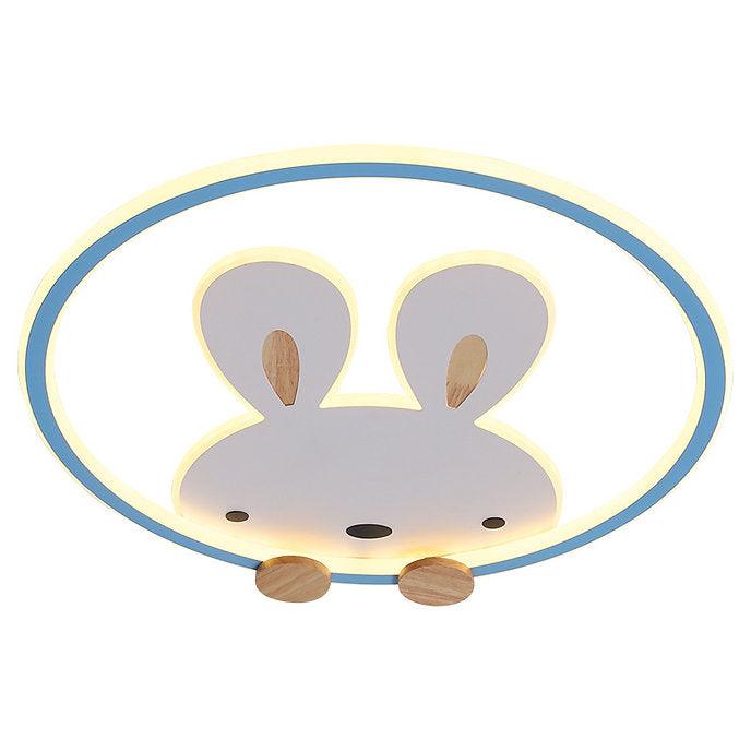 LED Bunny Design Modern Children Ceiling Light - DWHOME
