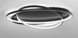 LED Double Ovals Metal Ceiling Light - DWHOME