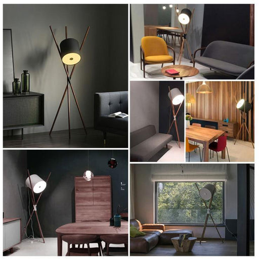 LED SImple Cylinder TableFloor Lamp - DWHOME