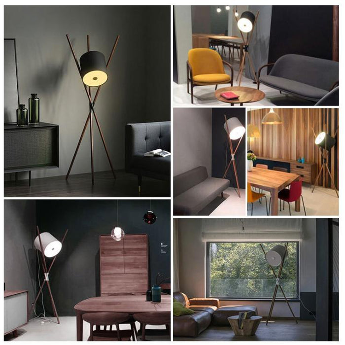 LED SImple Cylinder TableFloor Lamp - DWHOME